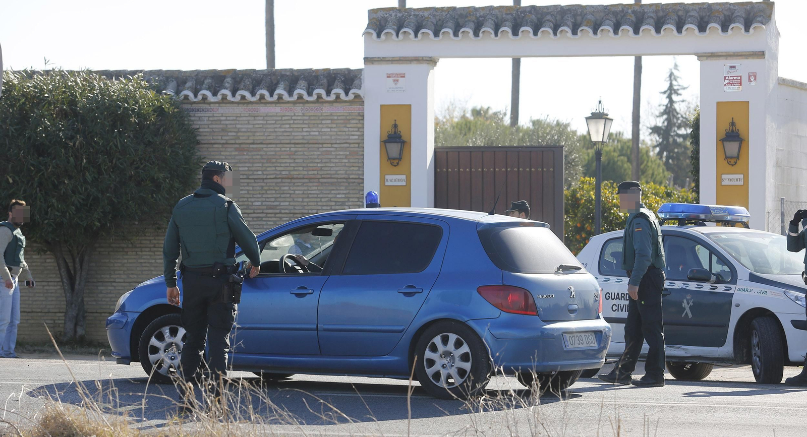 El operativo de la Guardia Civil tras el intento de robo en Mairena