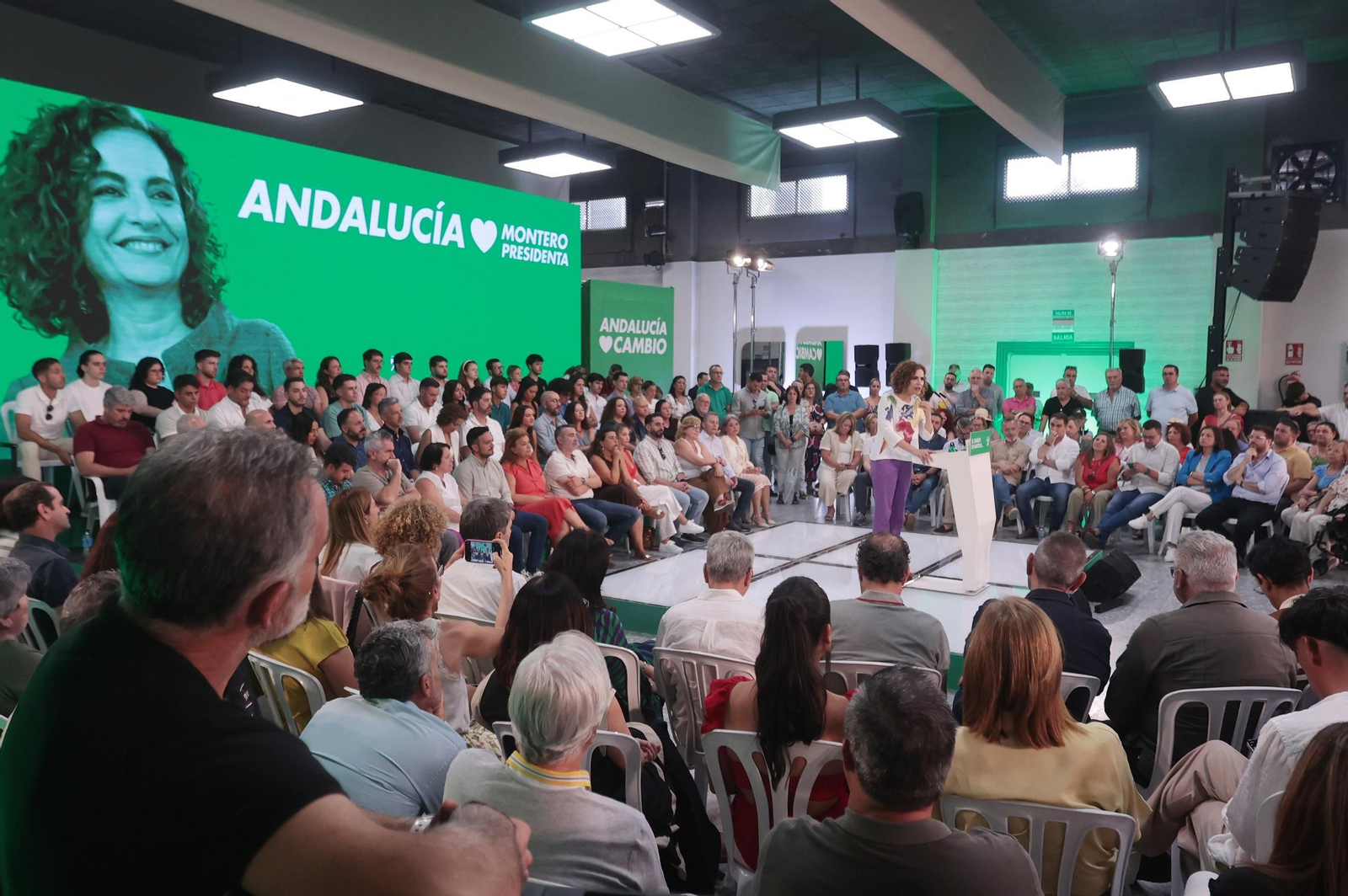 María Jesús Montero presenta en Jerez su candidatura a la Junta de Andalucía