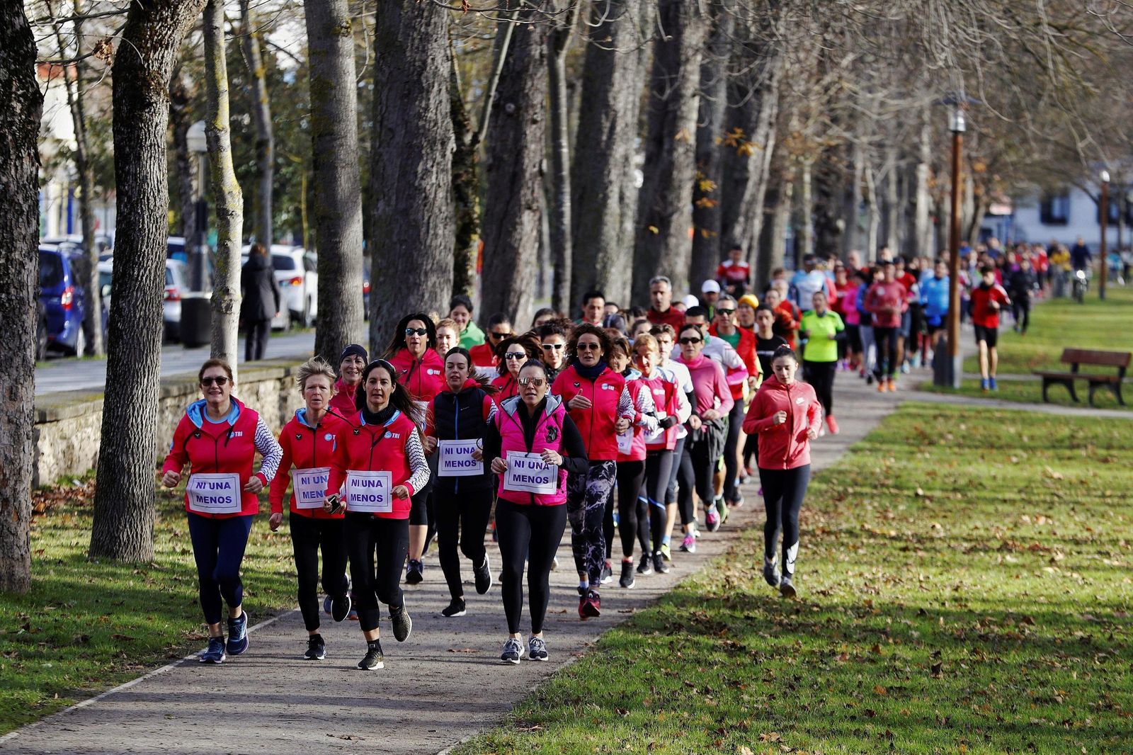 Carrera en Vitoria.