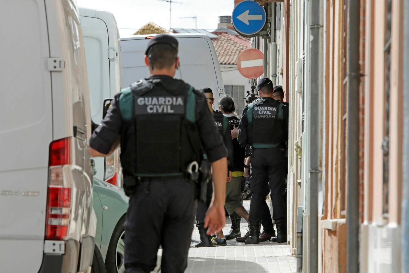 Agentes de la Guardia Civil durante una operación