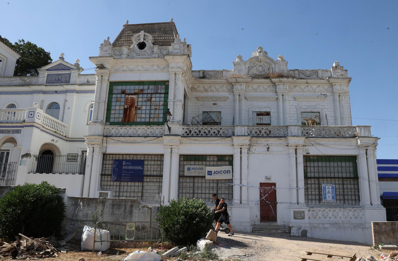 La Casa Ibarra, donde se ha producido el suceso.