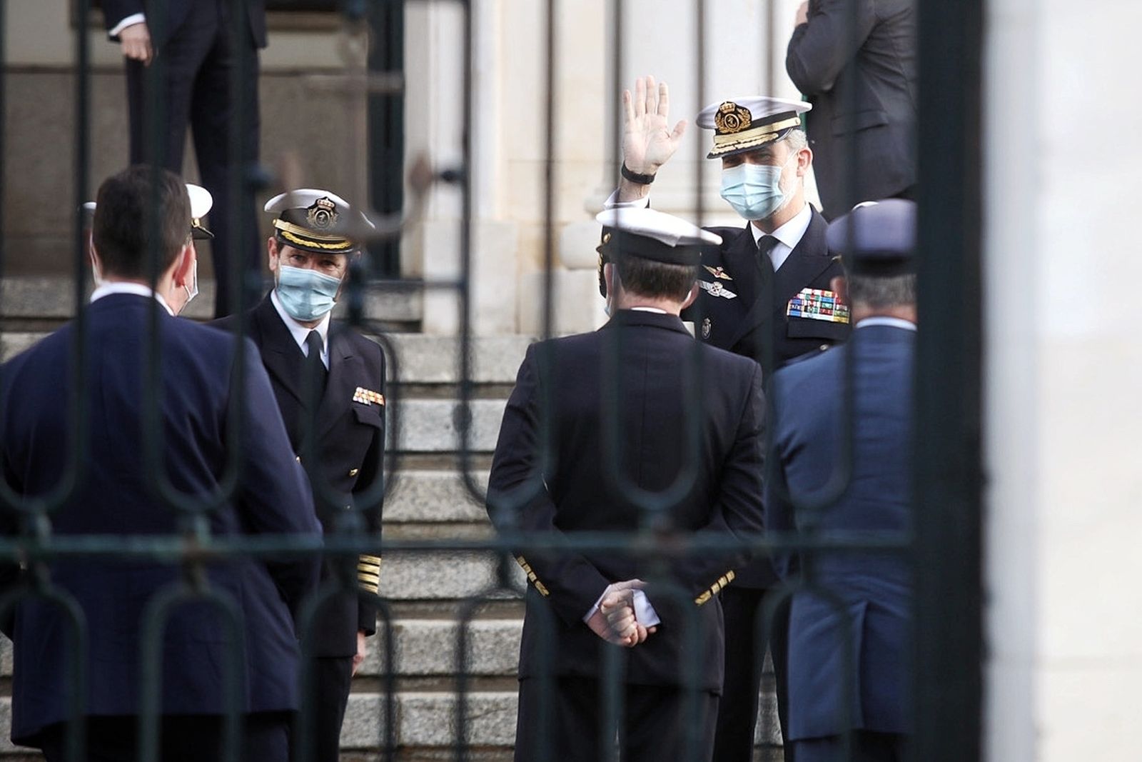 Imágenes de la visita del Rey Felipe VI a Cádiz y la Base de Rota
