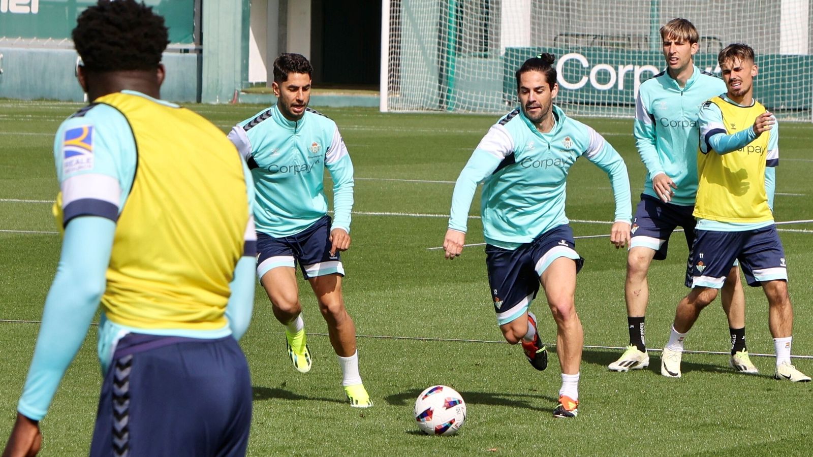 Isco, en un entrenamiento reciente en la ciudad deportiva.