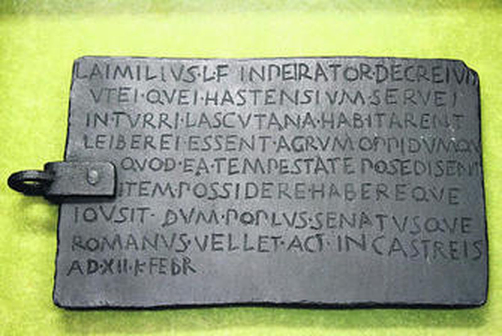 Ismael Almagro, con la réplica de la placa en el Ayuntamiento de Alcalá.