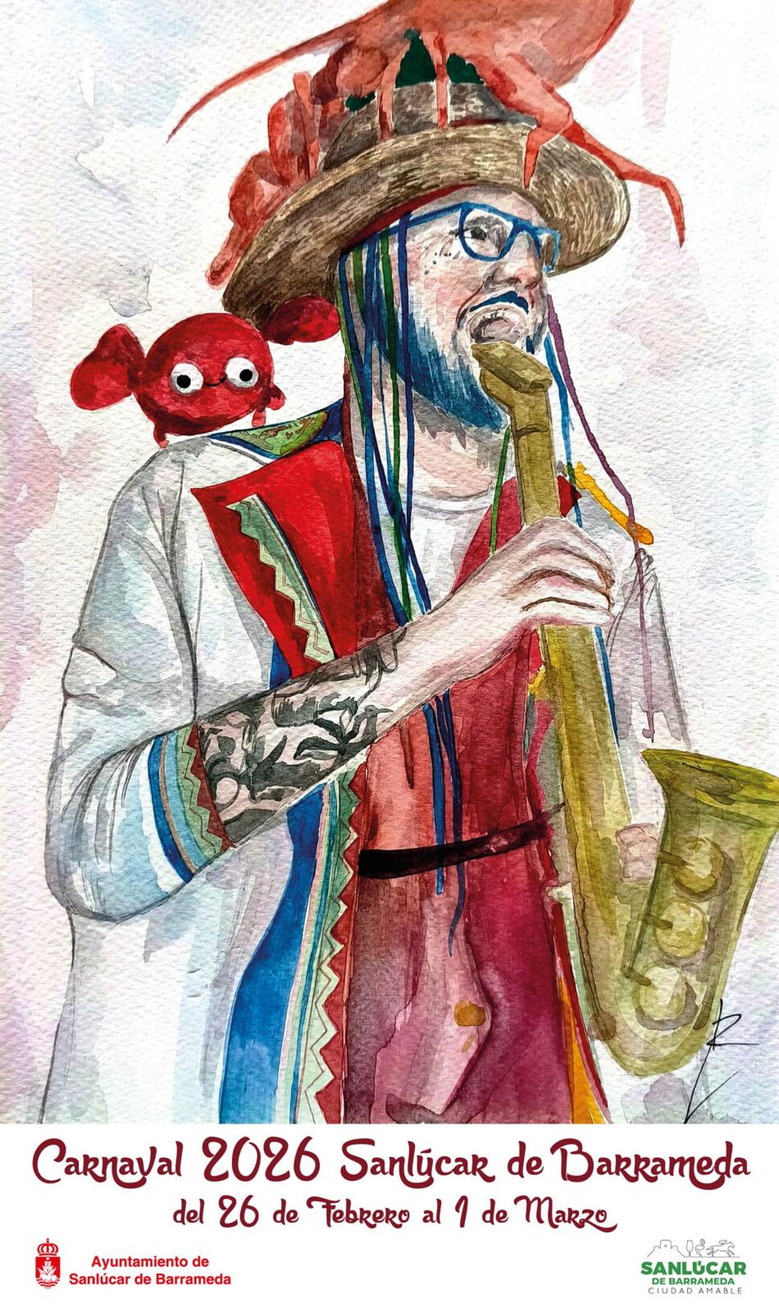 Cartel del Carnaval de Sanlúcar 2026.