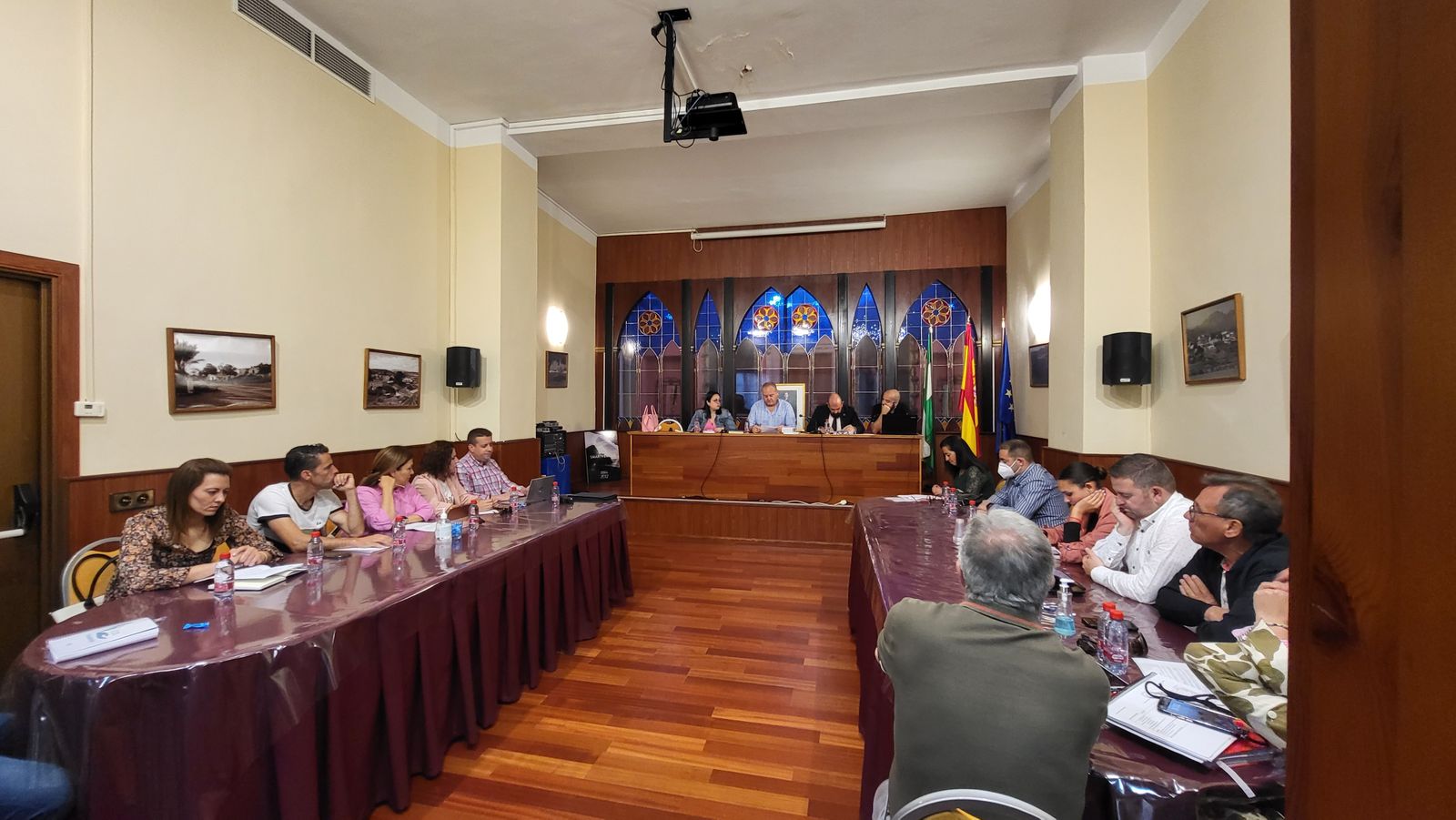 Momento de la sesión plenaria.