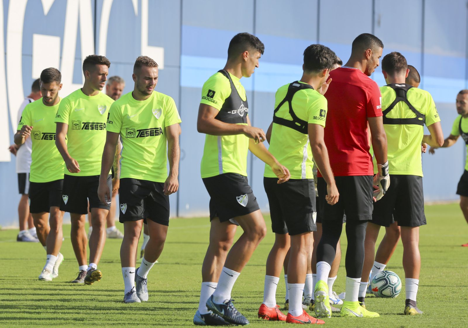 Las fotos del entrenamiento del Málaga en el Anexo de La Rosaleda
