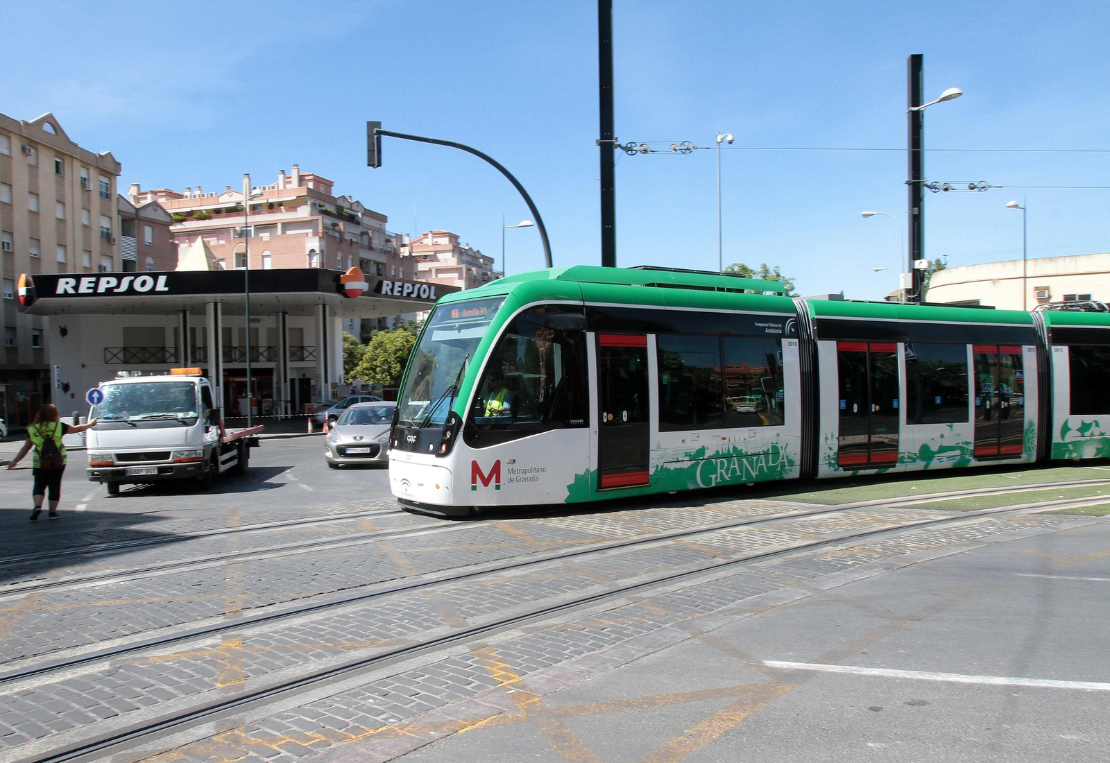 La imágenes de las pruebas del tranvía