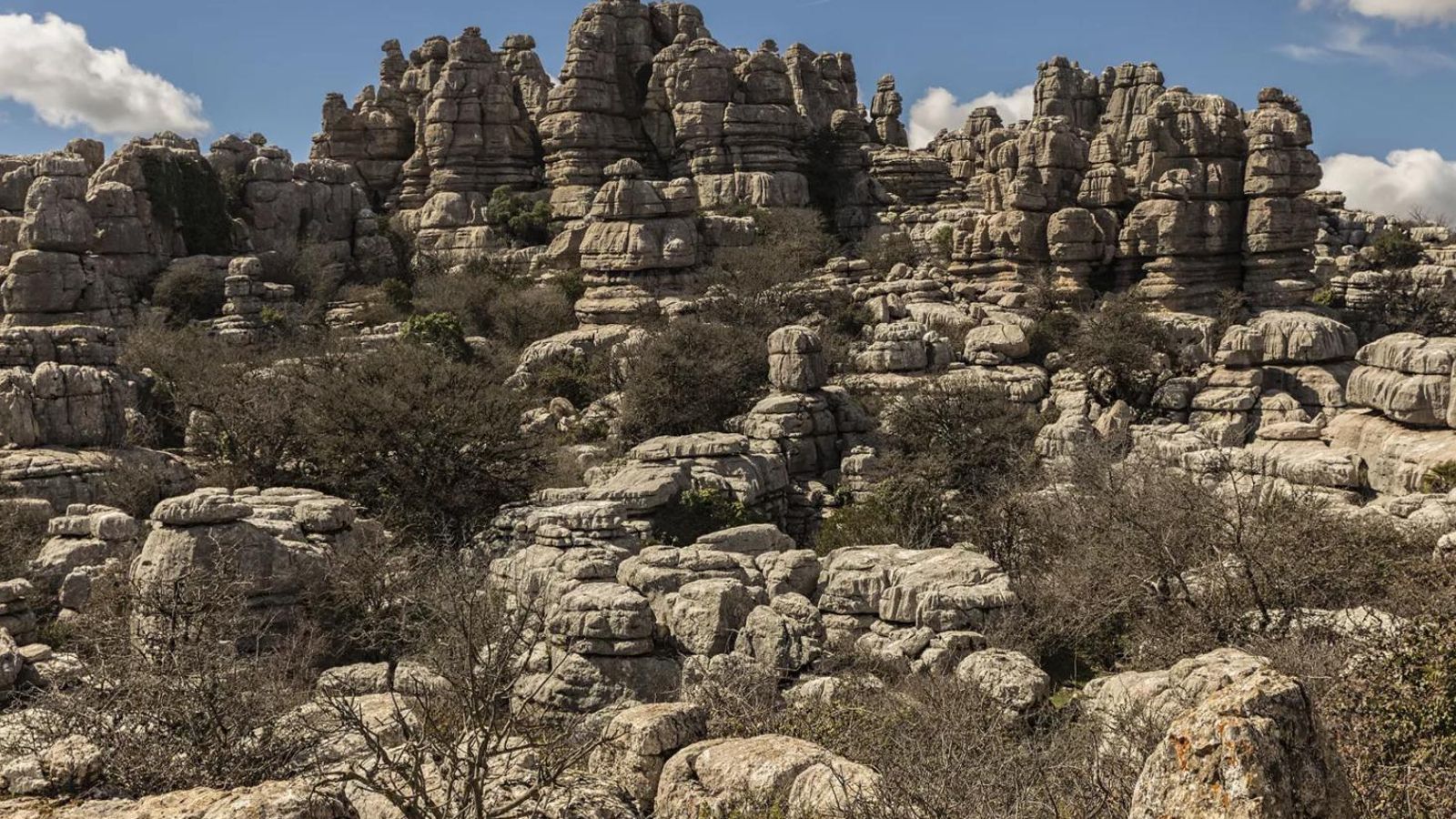 Una imagen del Torcal de Antequera. Una imagen del Torcal de Antequera.