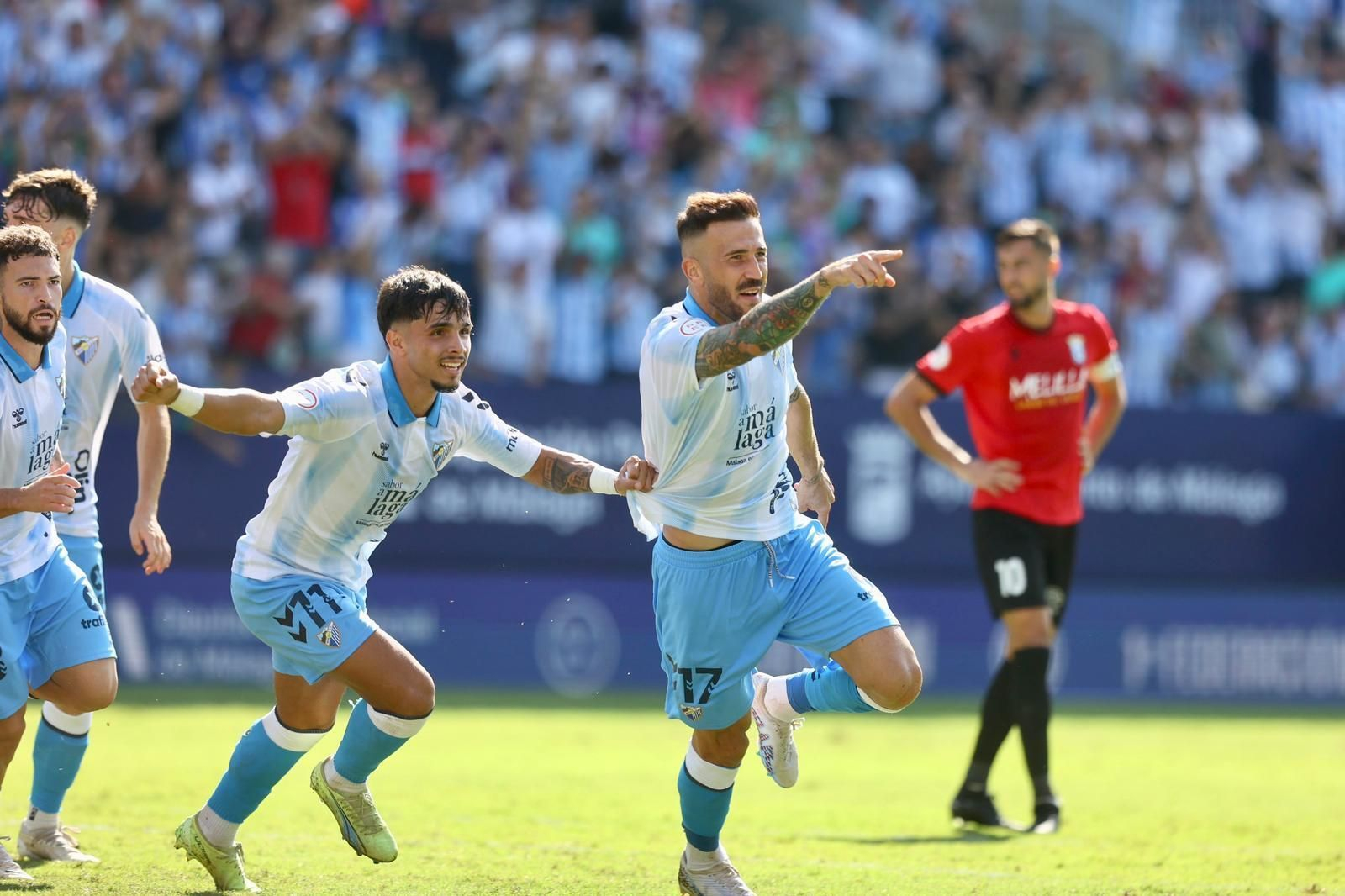 El Málaga CF-Melilla, en fotos