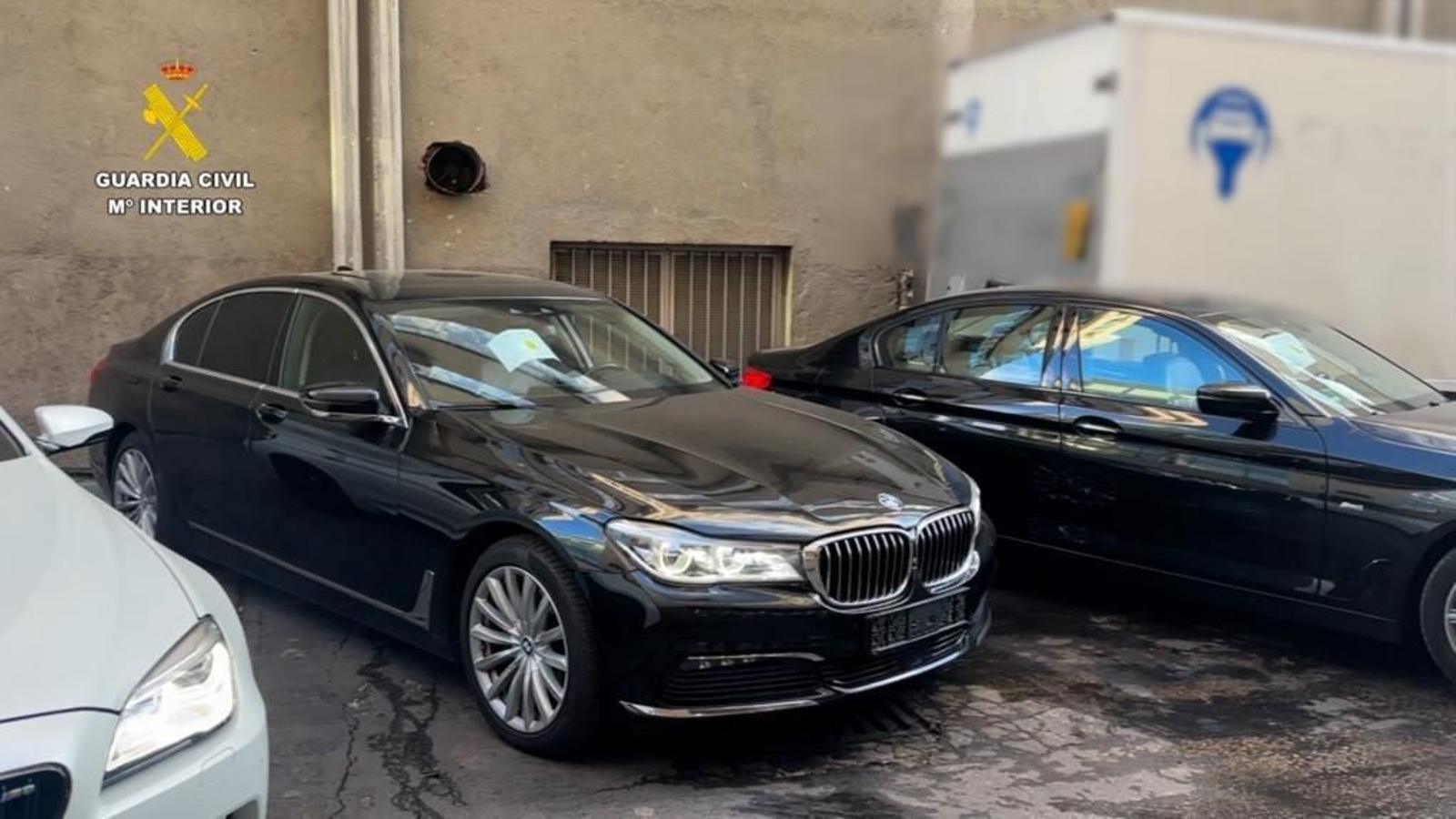 Coches de alta gama intervenidos en la operación.