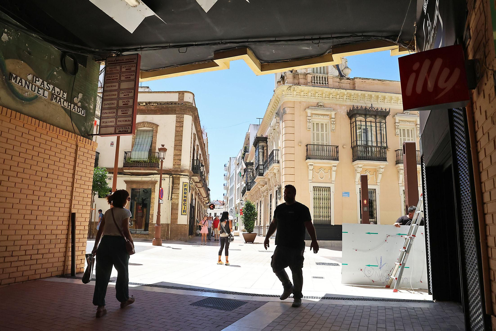 Pasaje Antonio Machado, punto de unión entre La Merced y el centro de la ciudad
