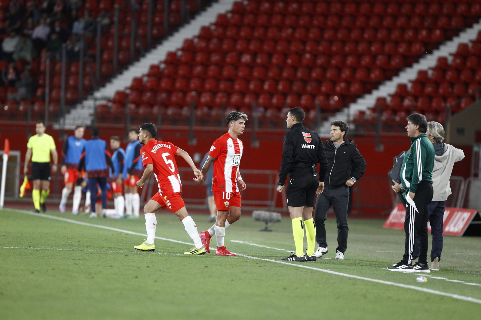 U.D. Almería-Racing Club Ferrol, en imágenes