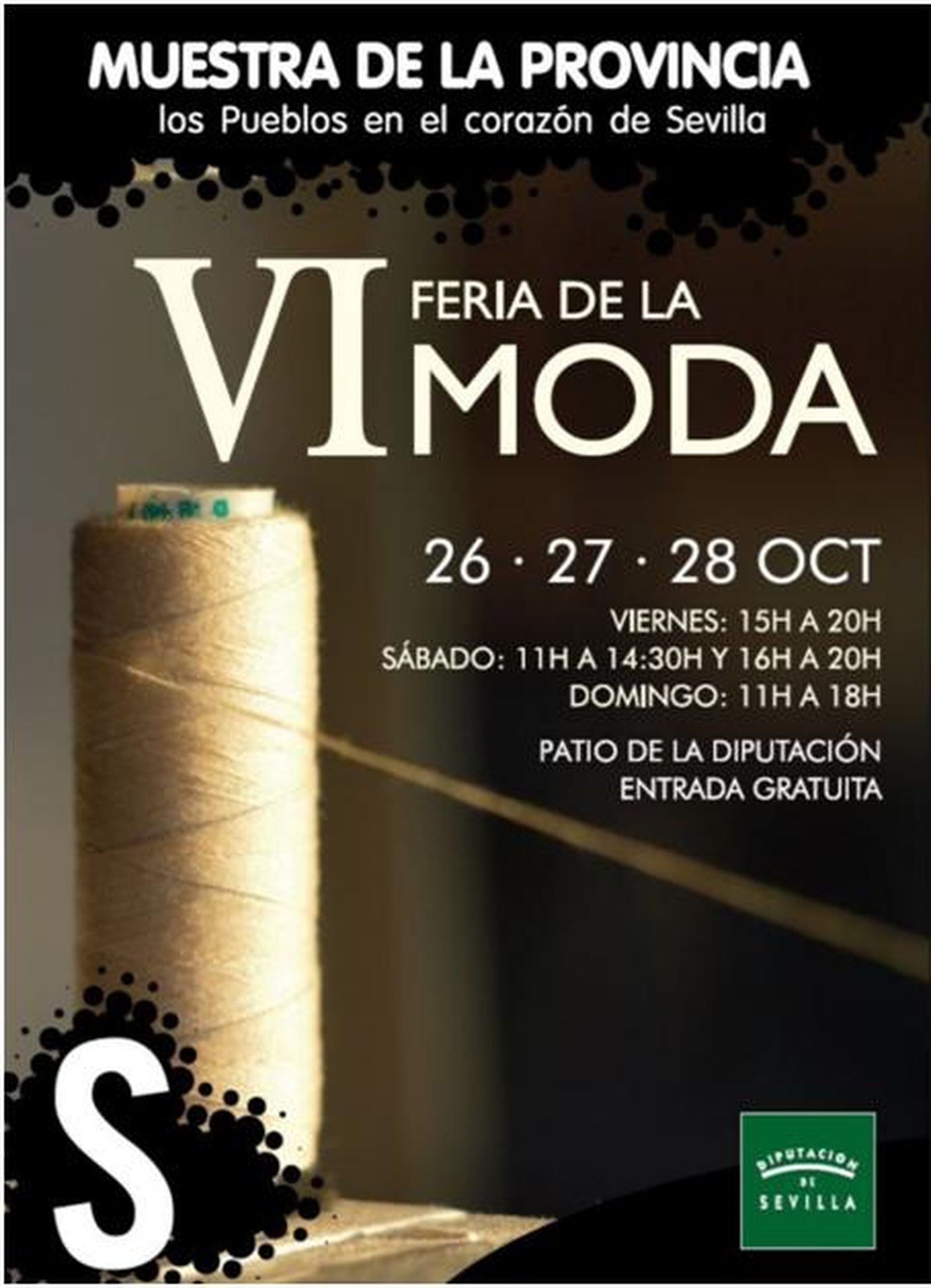 Cartel de la VI edición de la Feria de la Moda