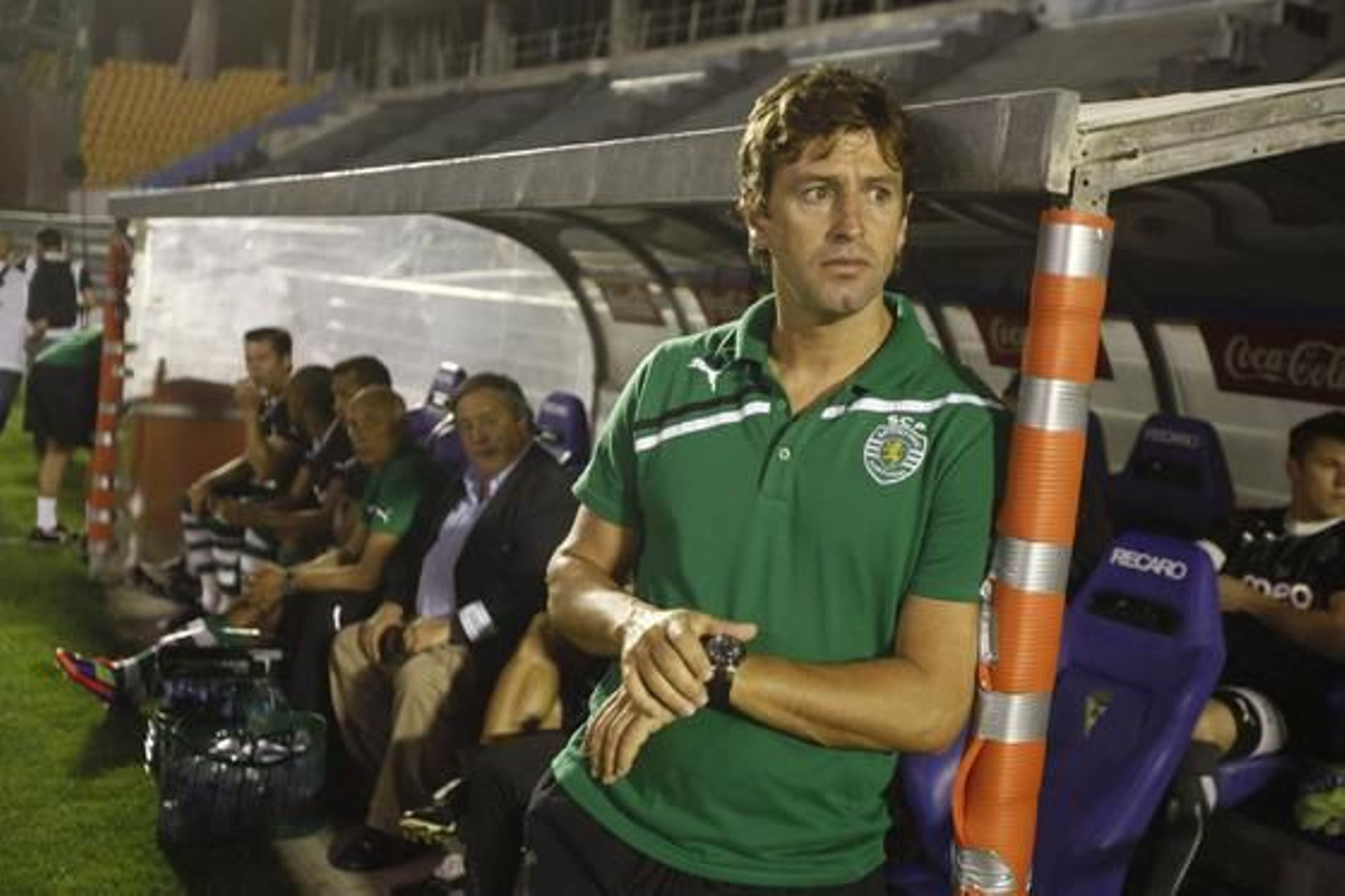 El técnico del Sporting, Domingos Paciencia. 

Foto: Jesus Marin