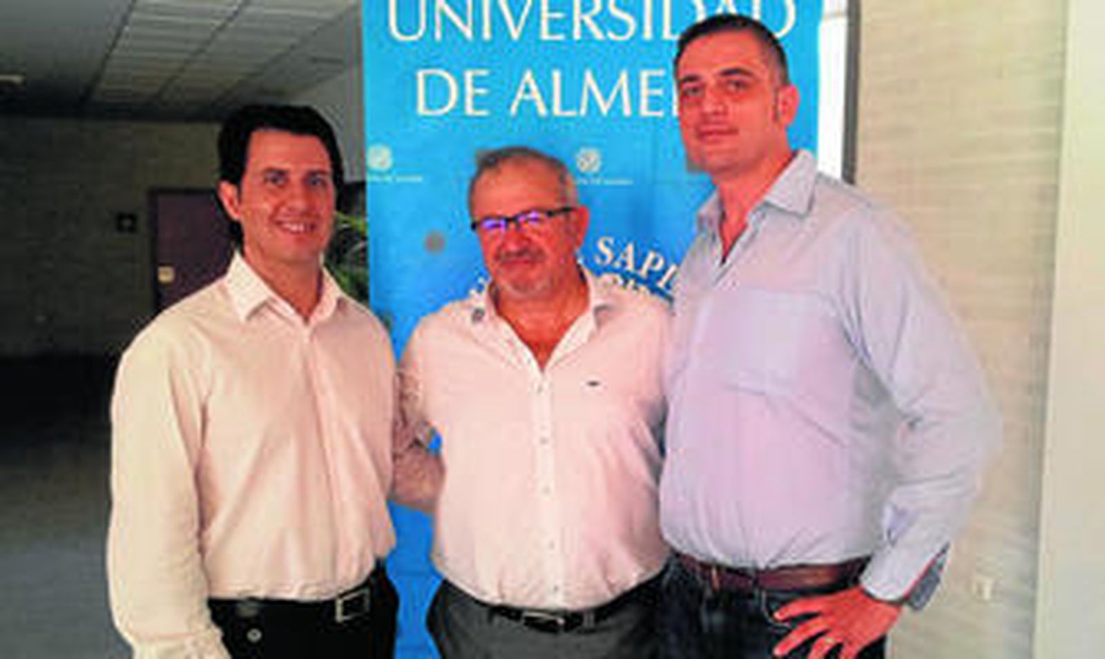 Miguel José Bretones, director del curso, y los ponentes Francisco Esparza y Luis Gallego.