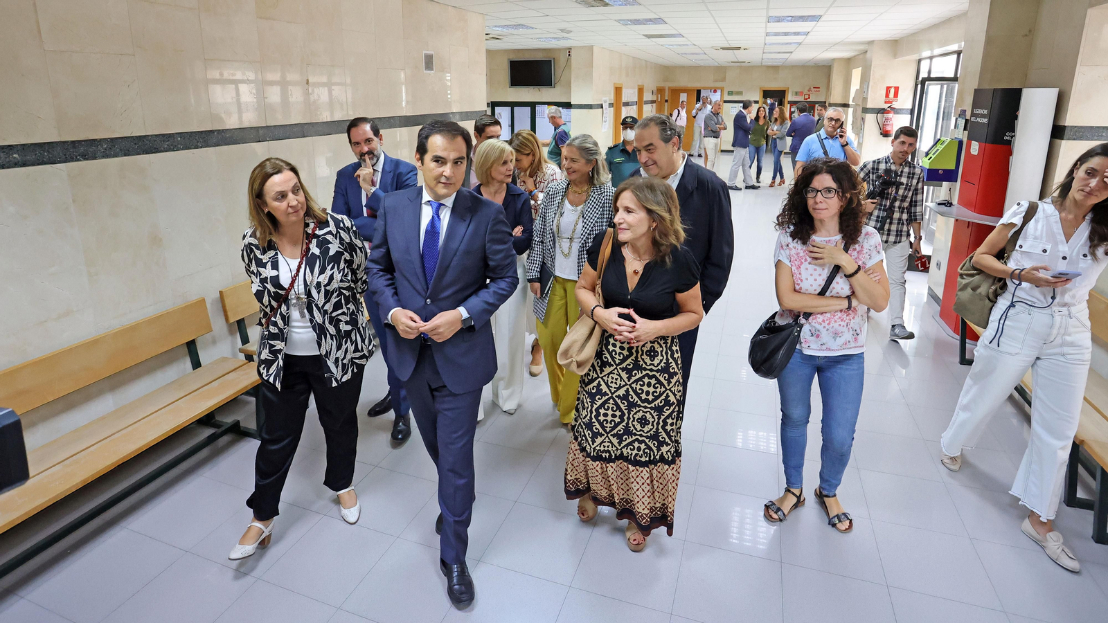 Visita del Consejero de Justicia a los Juzgados de Jerez