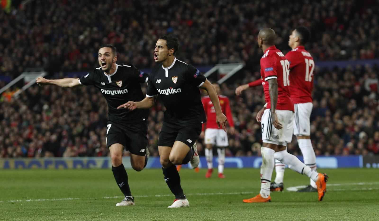 Las imágenes del Manchester United-Sevilla