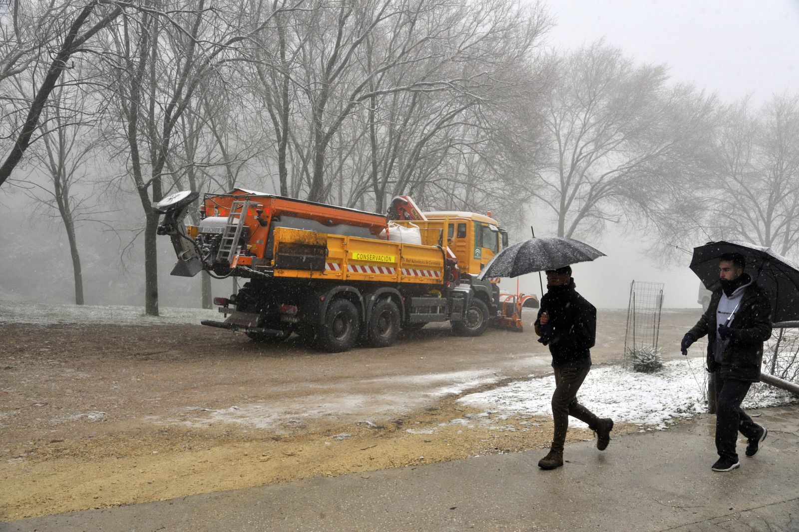 Nieve en la Sierra de Cádiz