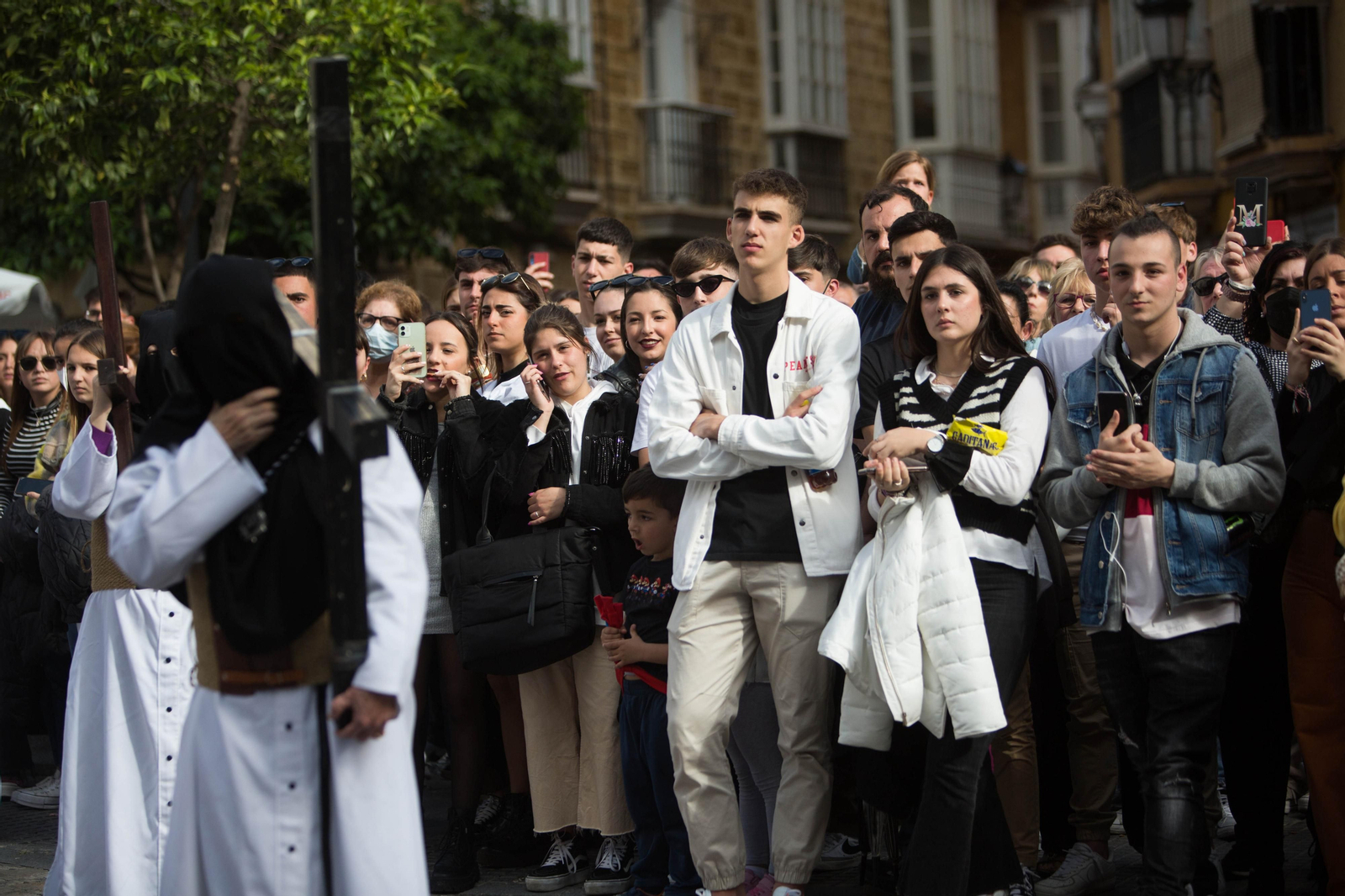Las imágenes de la cofradía del Caido en la Semana Santa de Cádiz 2022