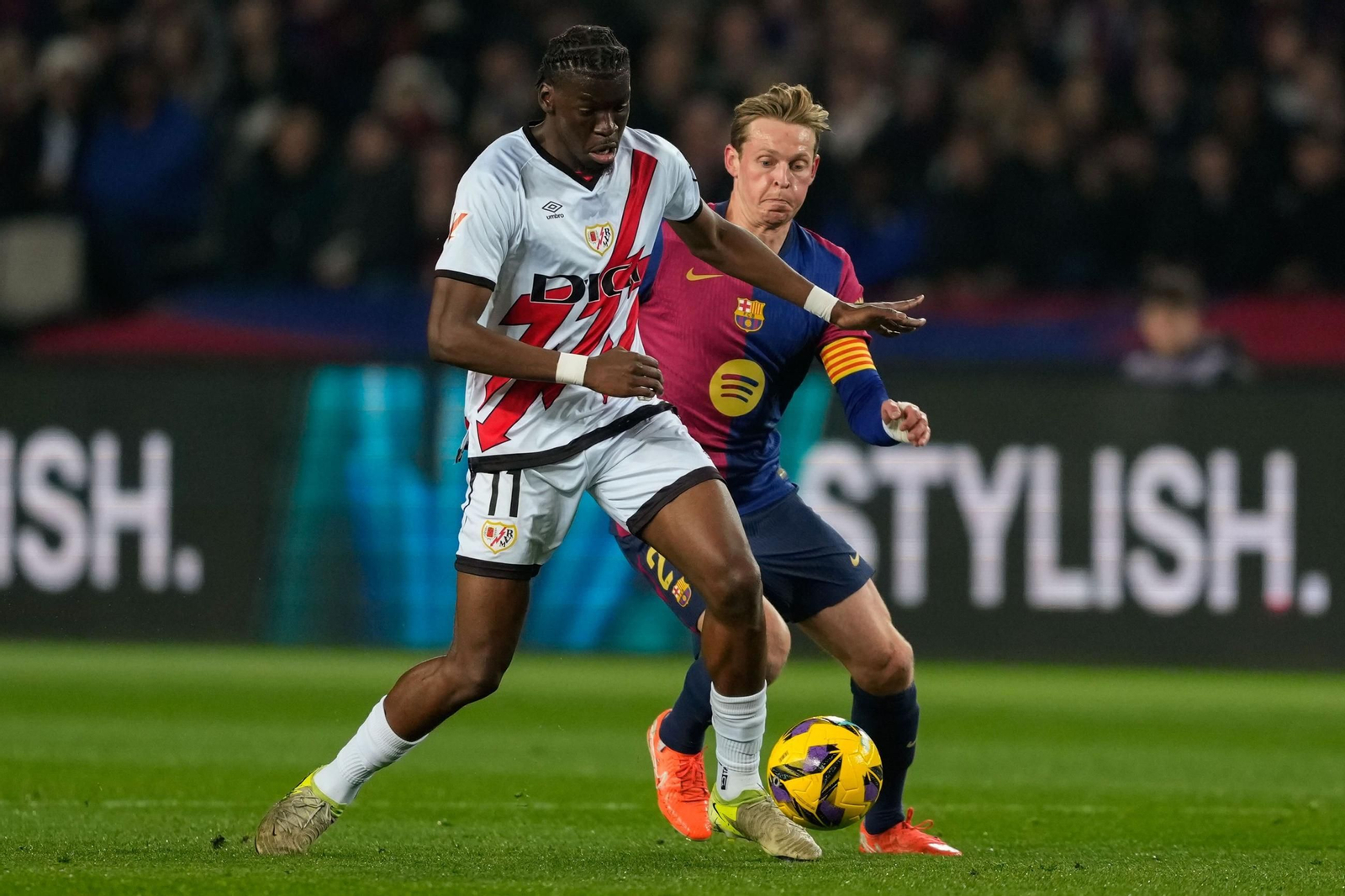 Las fotos del polémico Barcelona - Rayo Vallecano