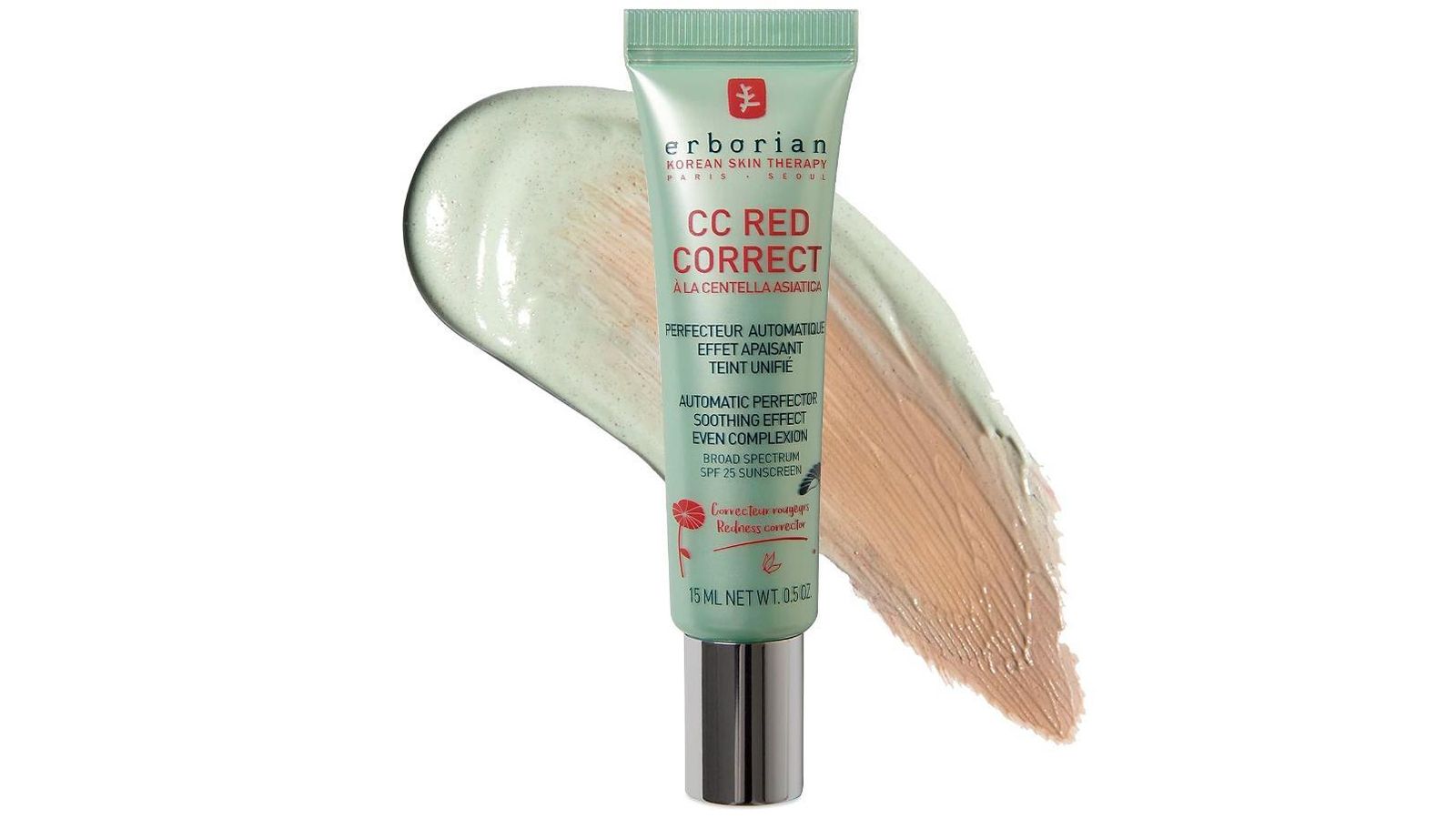 Erborian Maquillaje Corrector de Imperfecciones CC Red Correct - 15 ml