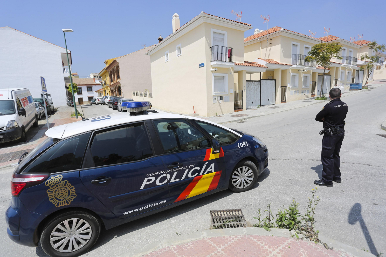Un policía nacional en una imagen de archivo