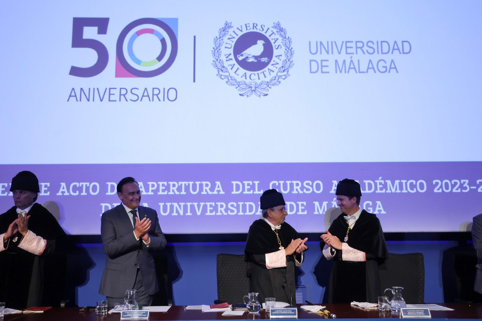 Apertura oficial del curso en la Universidad de Málaga en imágenes
