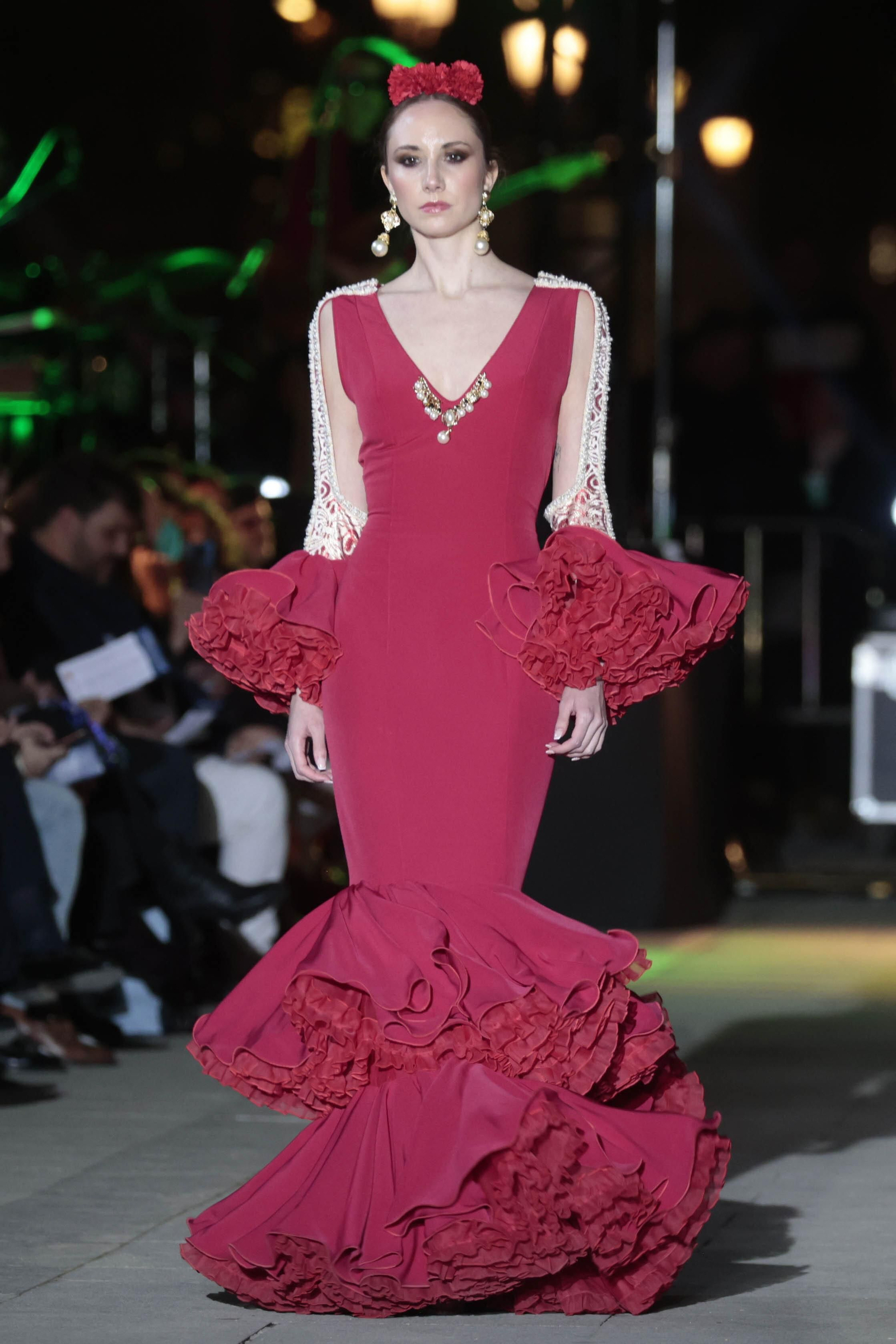 El desfile Andalucía es flamenca en el Palacio de San Telmo, todas las fotos