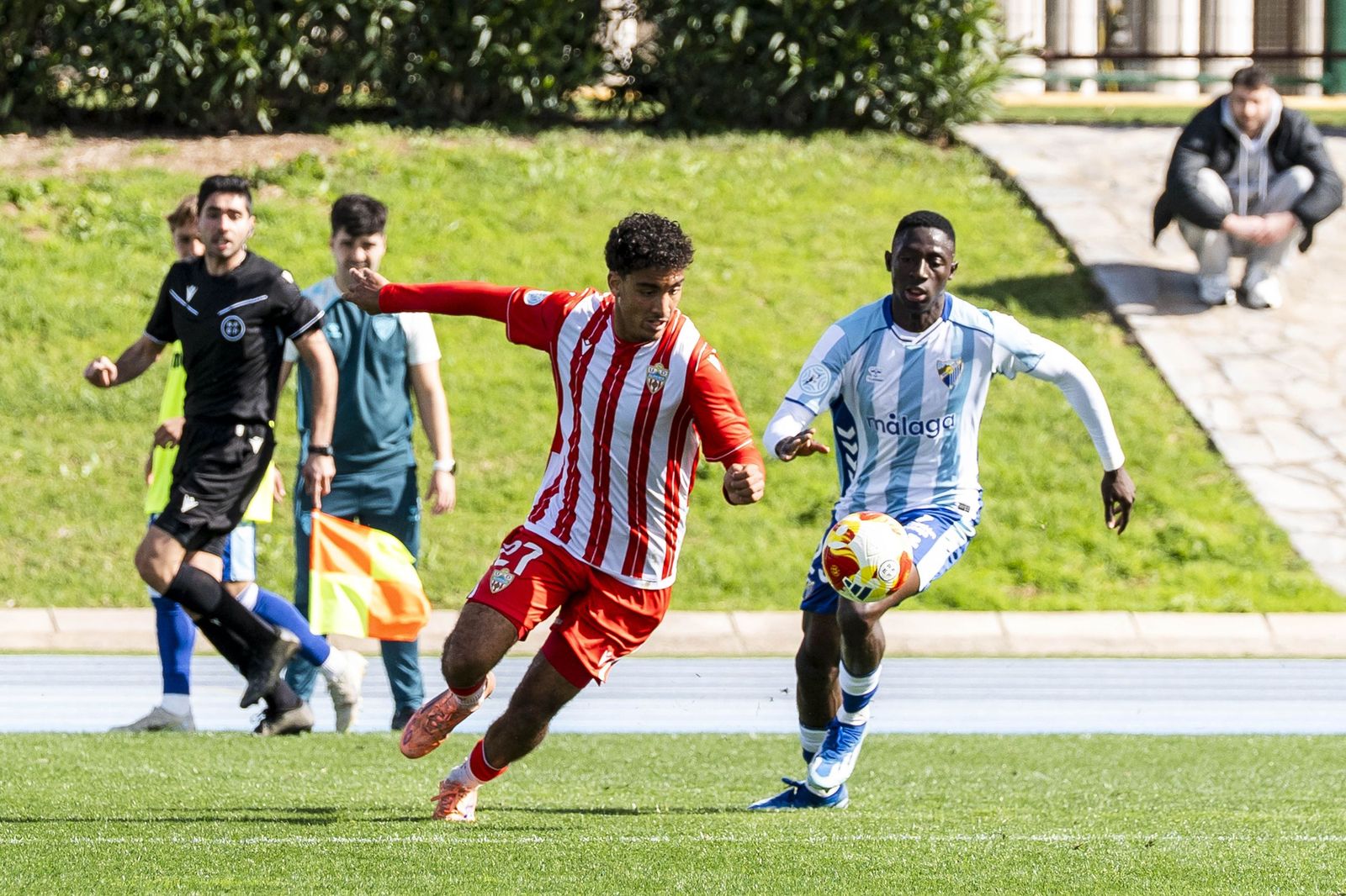 Las imágenes del Almería B y Atlético Malagueño en el Anexo de los Juegos Mediterráneos