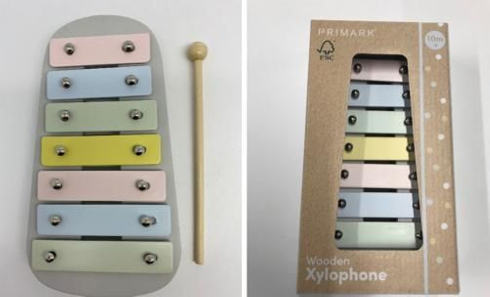 Primark retira un xilófono infantil y pide que lo devuelvan quienes lo compraron