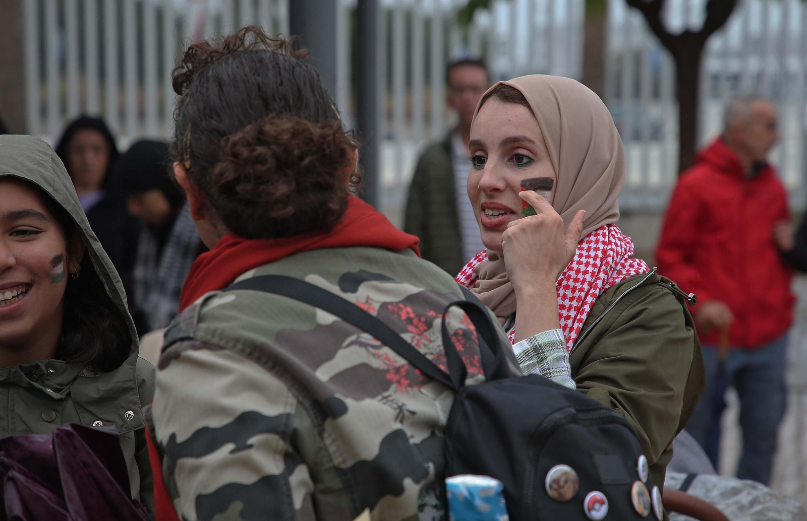 Fotos de la concentración por Palestina en Algeciras