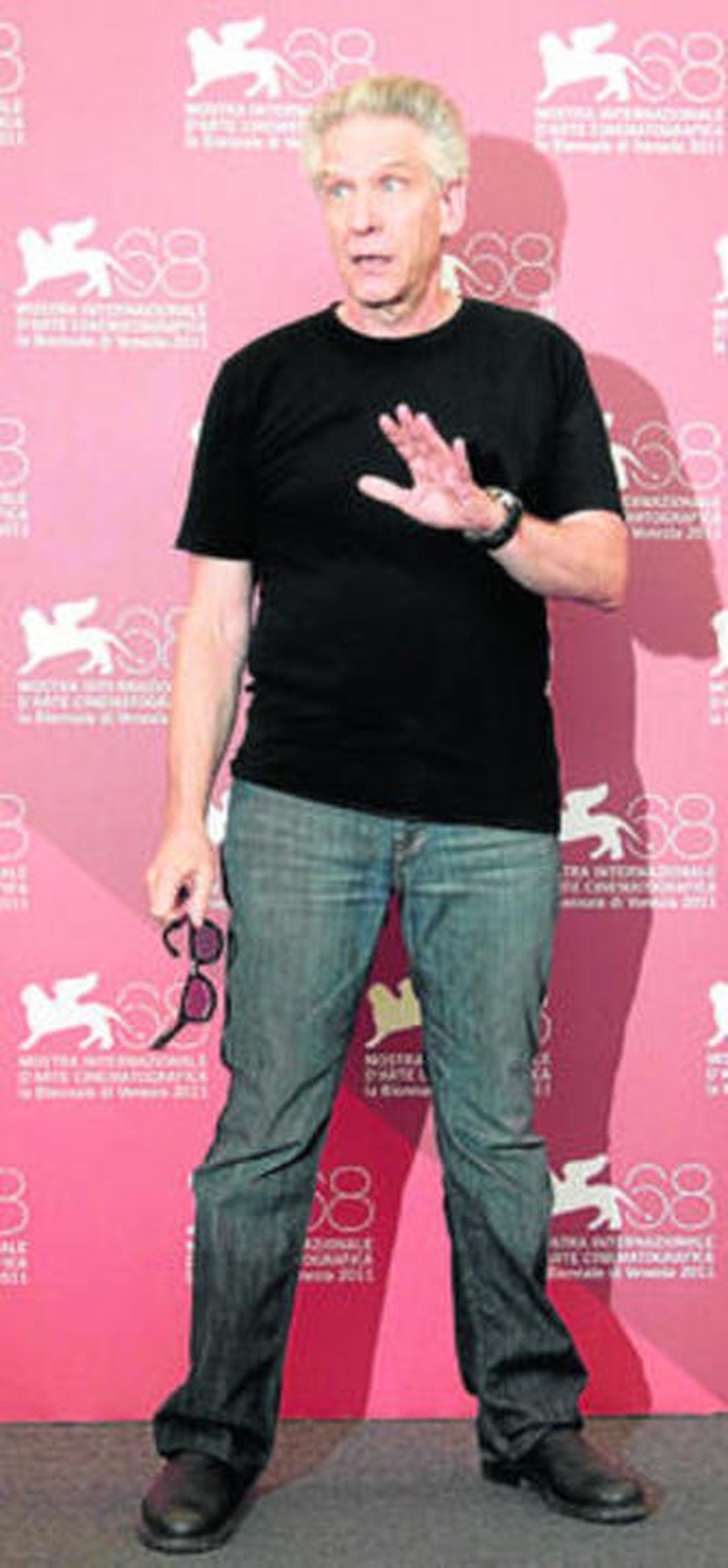 David Cronenberg (Toronto, 1943), ayer en Venecia.