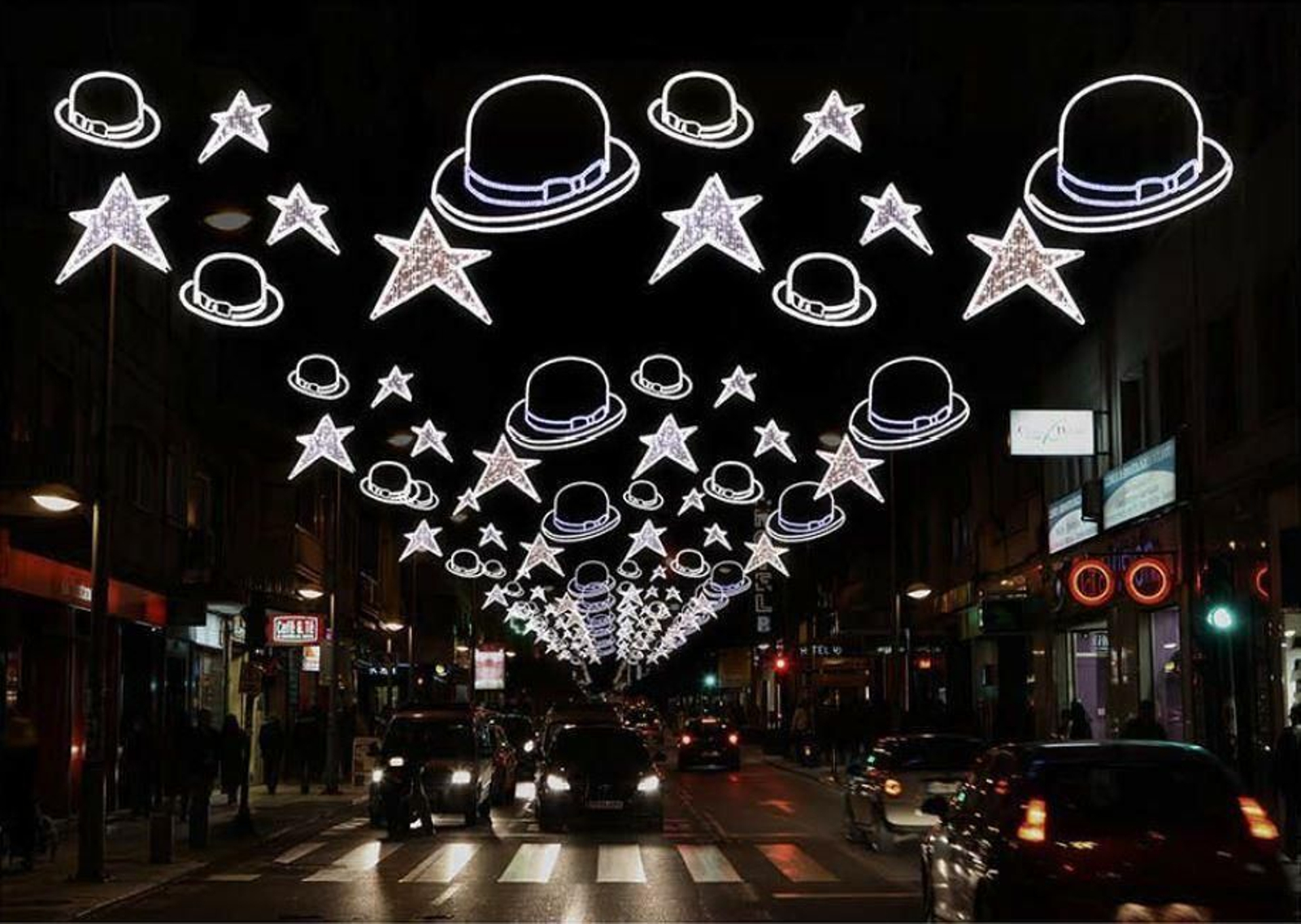 Así son las luces de Navidad en Granada calle a calle