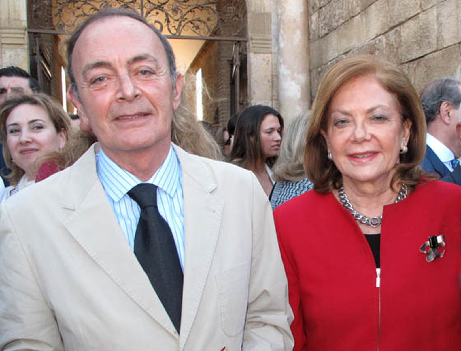 Amparo Rubiales, miembro del Consejo de Estado, y su hermano Fernando.

Foto: Victoria Ramírez