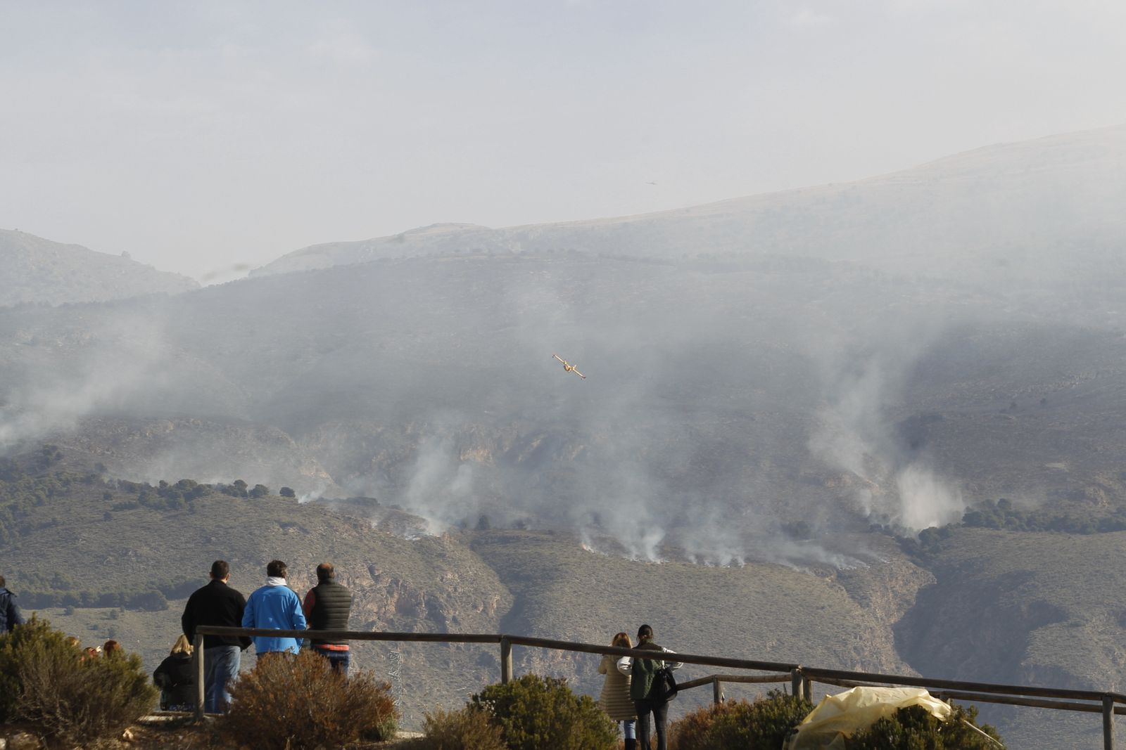Fotogalería incendio forestal de Castala, Berja y Dalías.