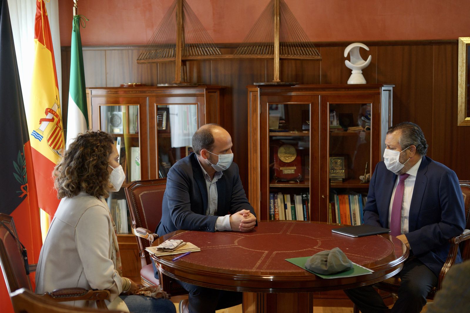 Reunión con el delegado territorial de Justicia