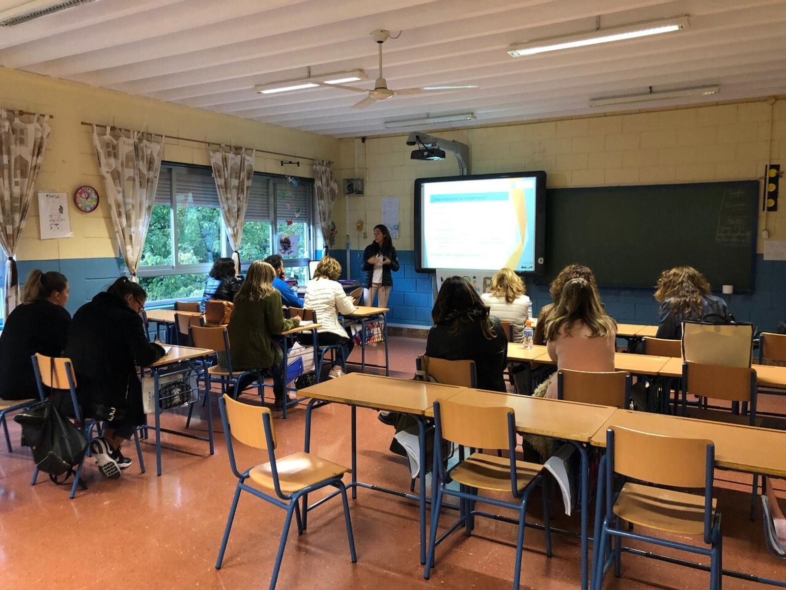 Una de las aulas participantes en el congreso