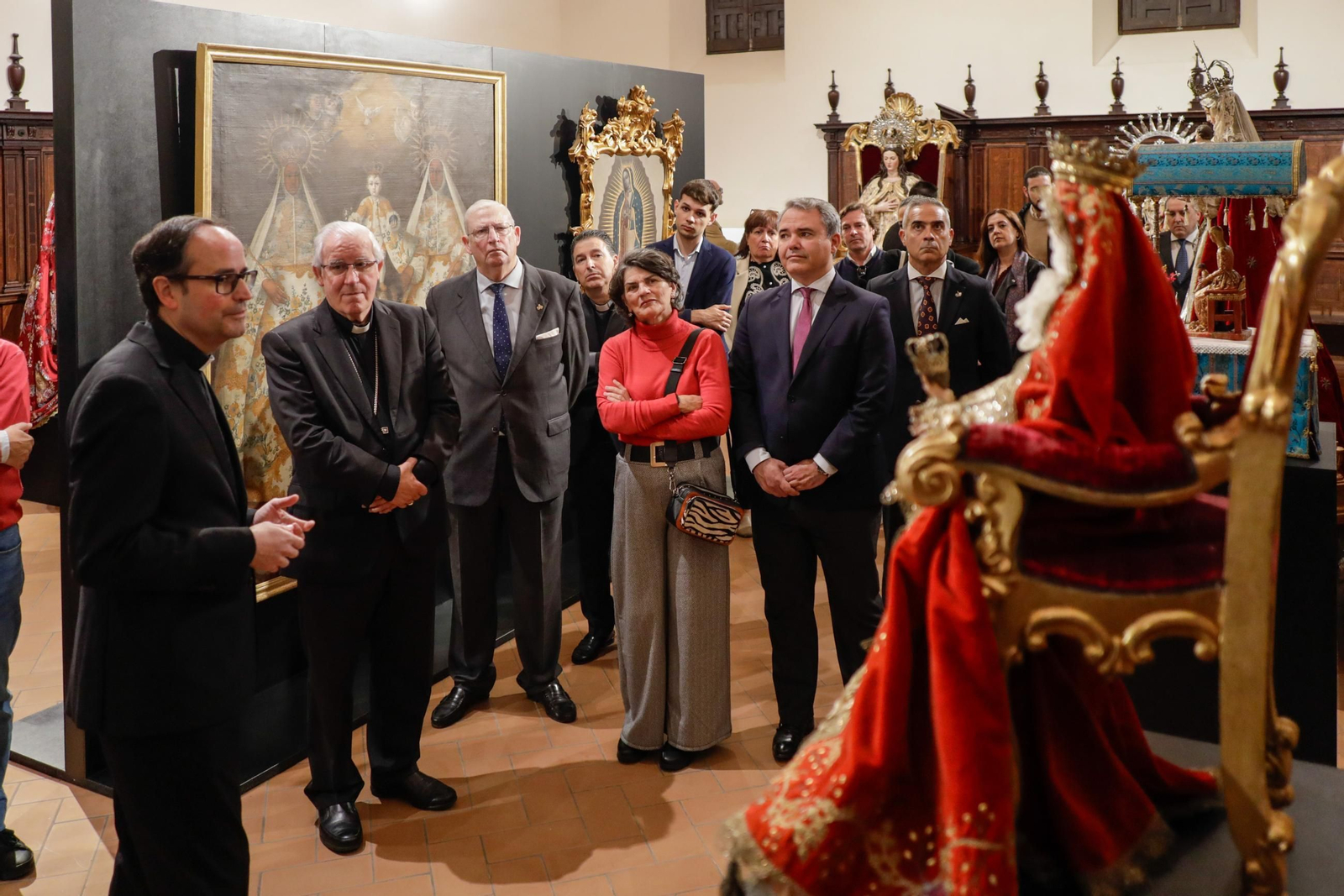 Inauguración de la exposición Devociones populares en las clausuras de Sevilla, en la Iglesia Santa Clara