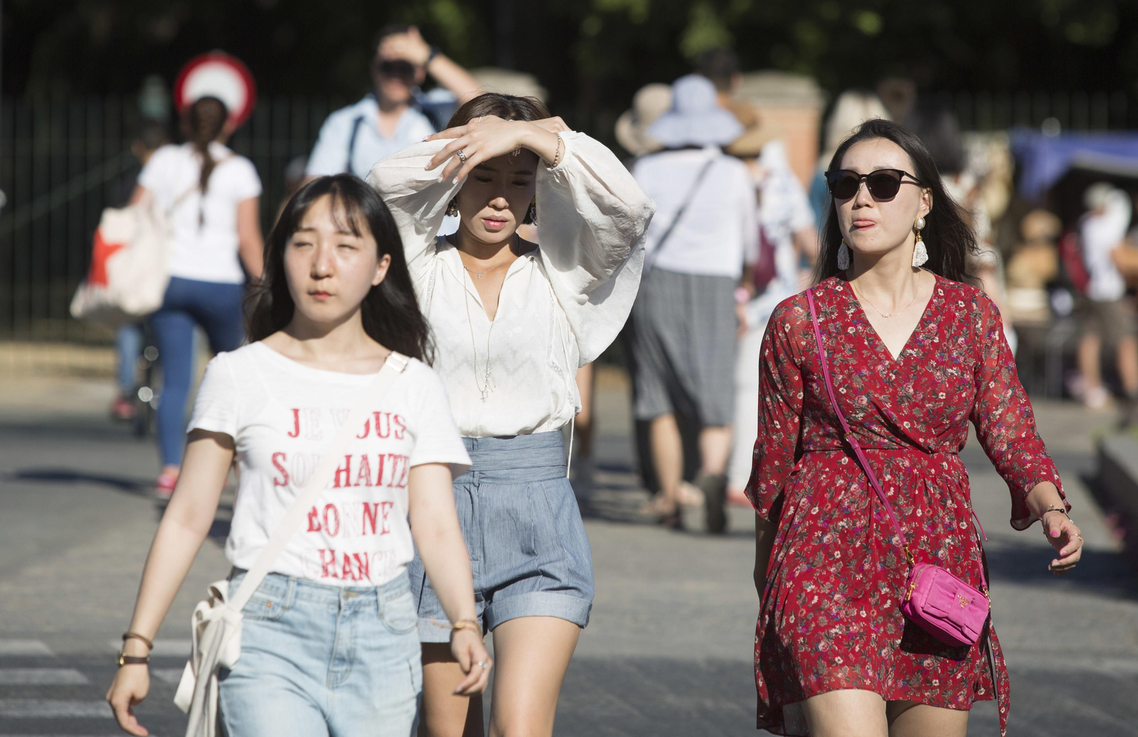 El calor aprieta en Sevilla