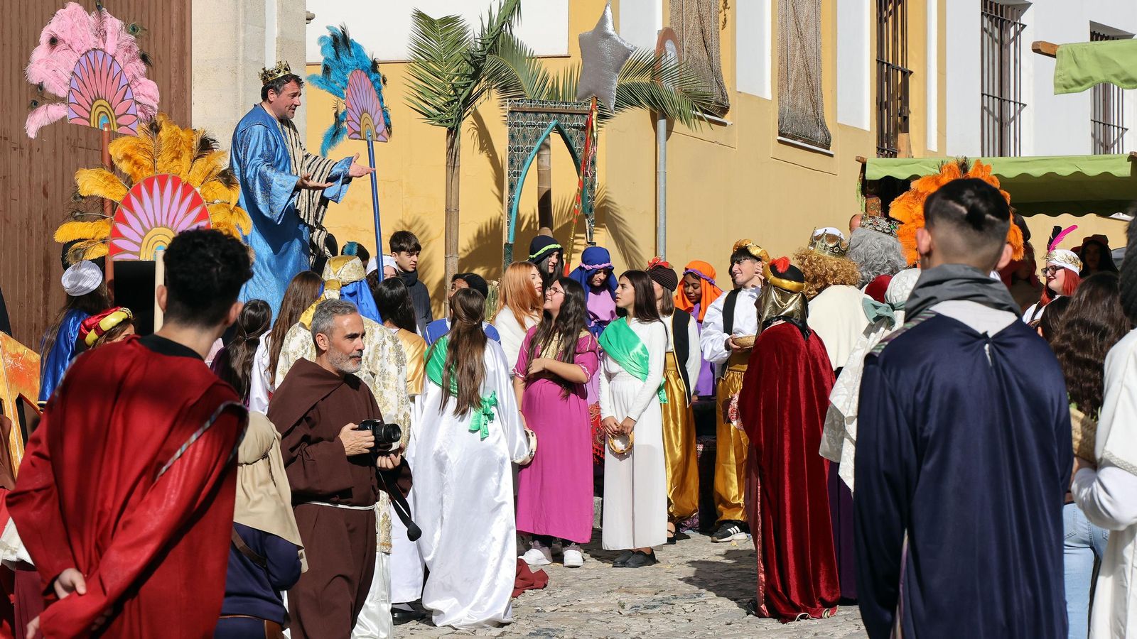 Imágenes del Belén Viviente de la plaza San Lucas en Jerez