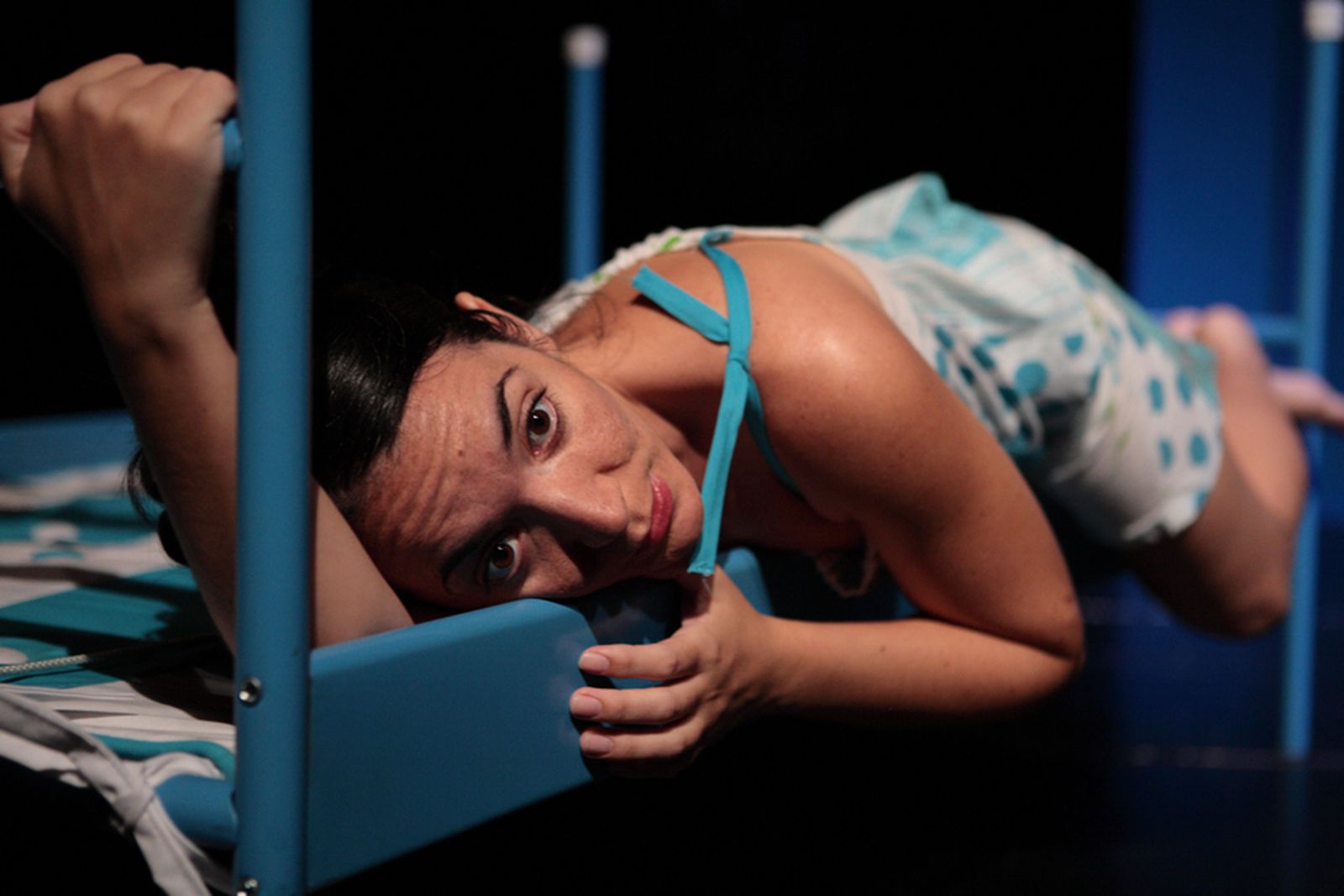 Elena Bolaños, autora, directora y actriz de 'Insomnio'