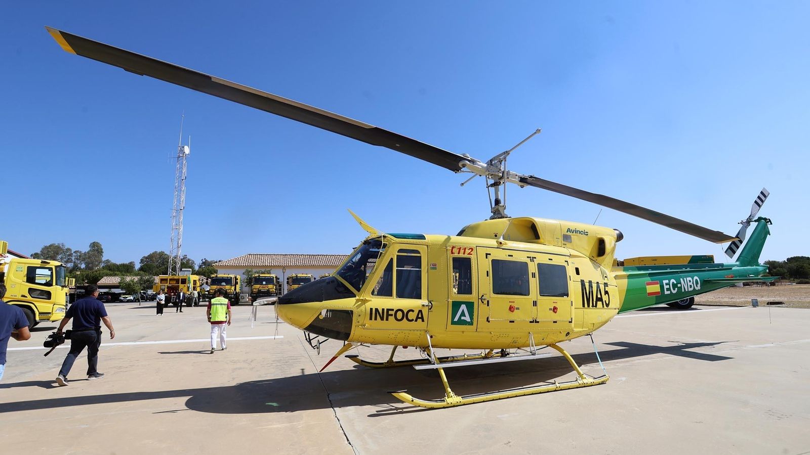 Helicóptero del Plan Infoca.