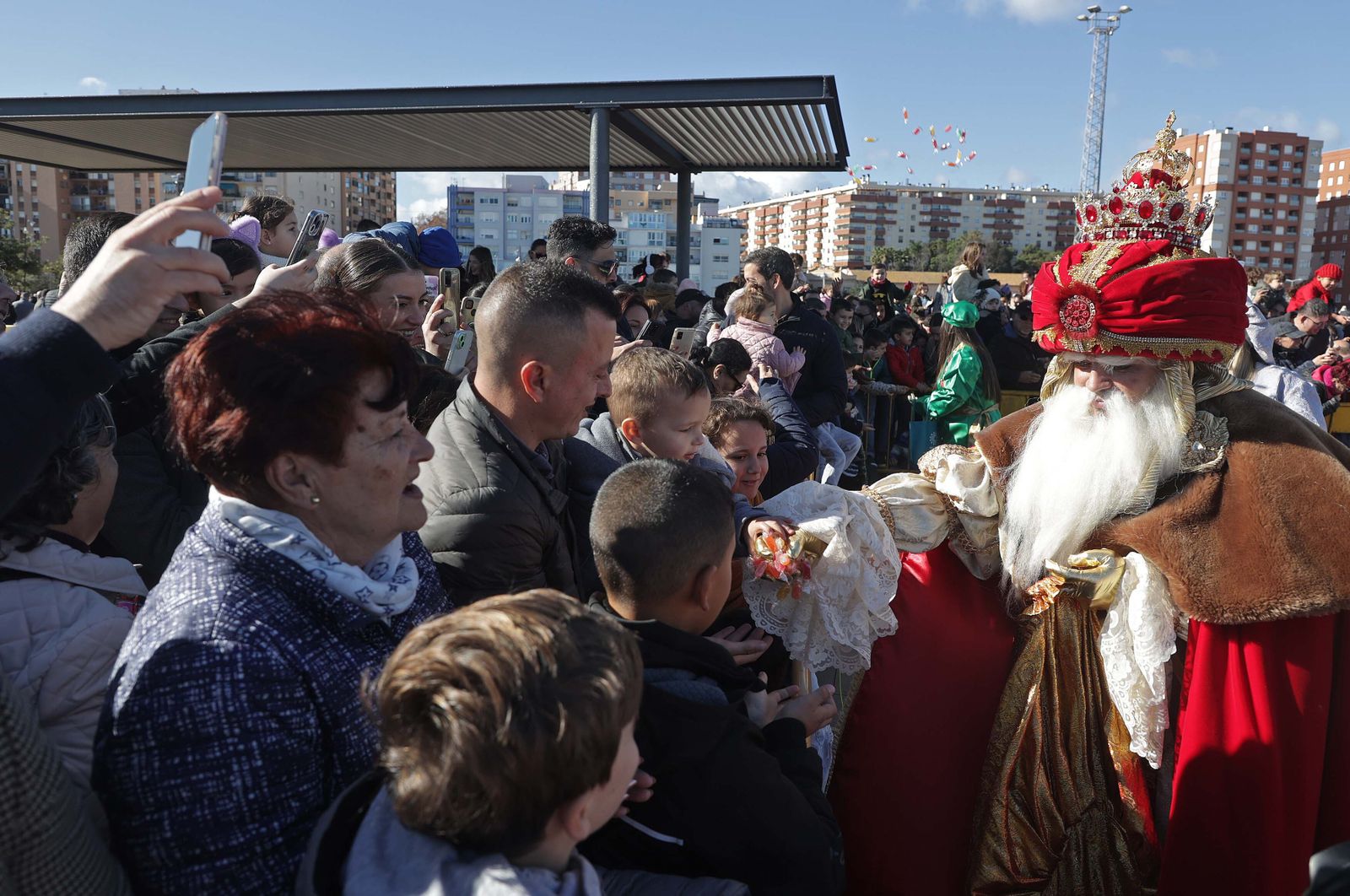 Fotos del arrastre de latas en Algeciras