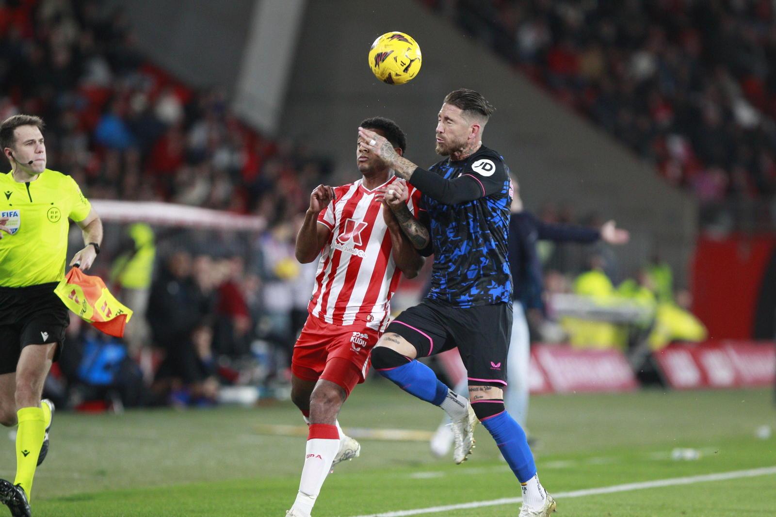 Las mejores imágenes del partido de fúbol U.D. Almería-Sevilla F.C.