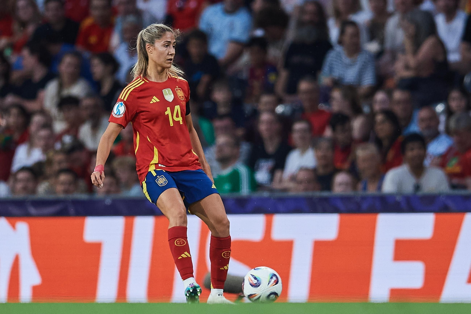 Las fotos del España - Portugal en la Eurocopa femenina