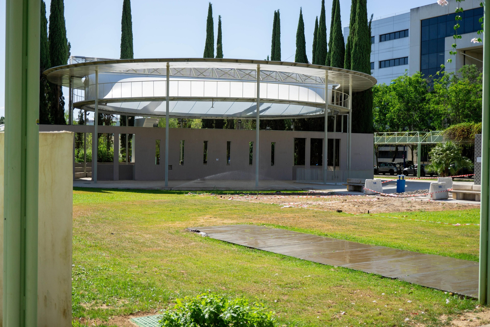 Fotogalería de las instalaciones del proyecto Cartuja Qnat, el aire natural para Sevilla