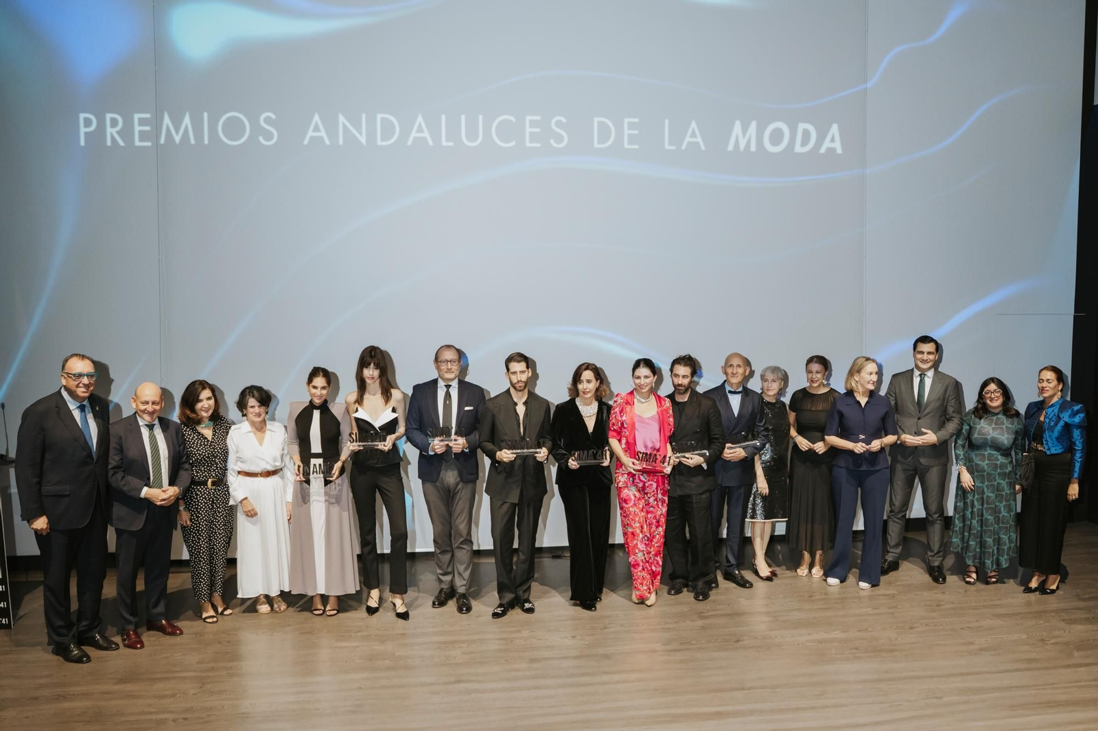 Los galardonados en la 6ª edición de los Premios Andaluces de la Moda.