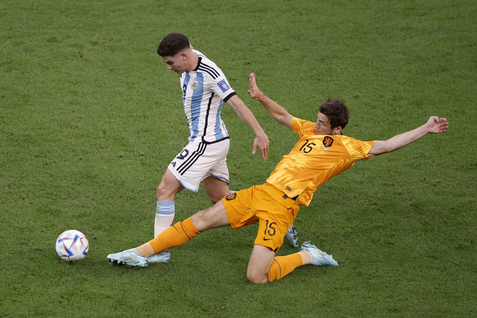 Las imágenes del Países Bajos - Argentina en los cuartos de final del Mundial de Qatar