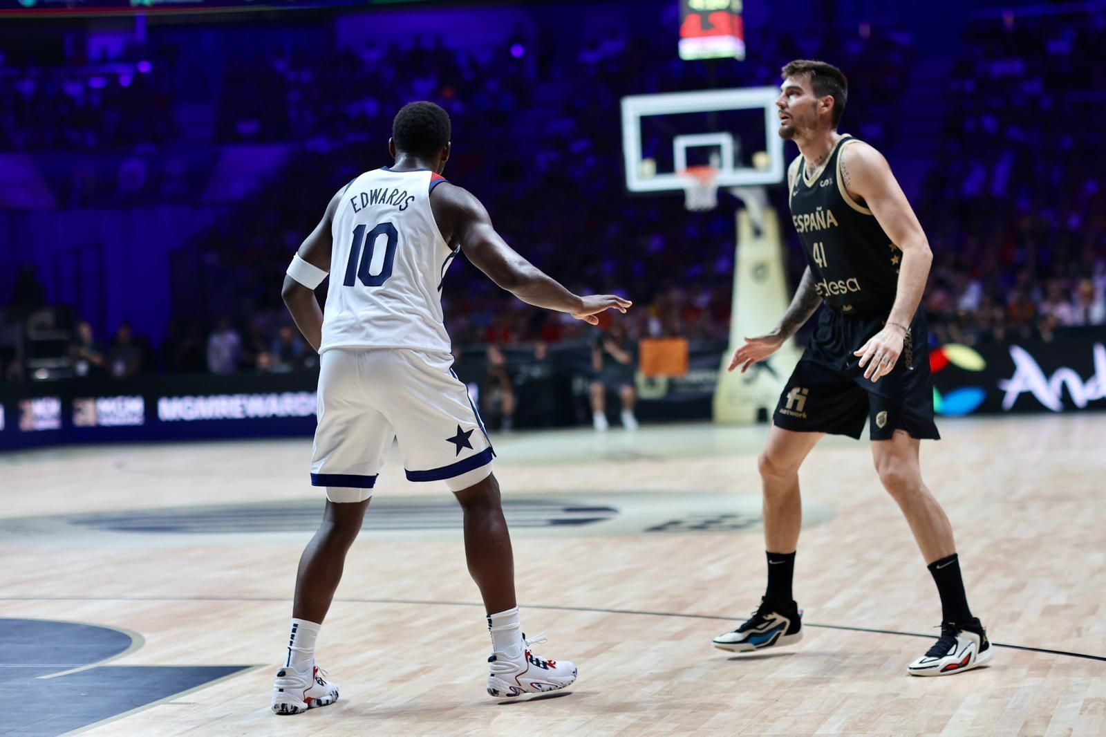 Las imágenes del España-Estados Unidos en el Martín Carpena